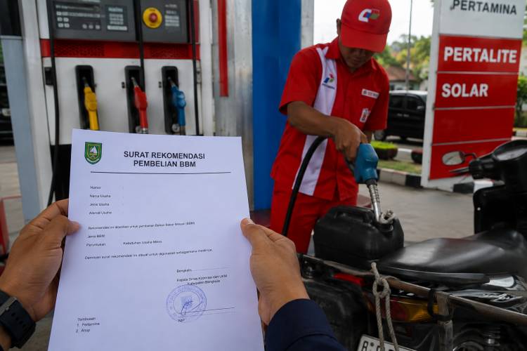 Rekomendasi BBM Usaha Mikro Bengkalis Diduga Dipakai Pengecer