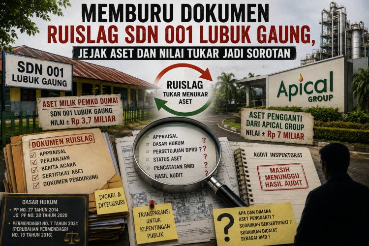 Memburu Dokumen Ruislag SDN 001 Lubuk Gaung, Jejak Aset dan Nilai Tukar Jadi Sorotan