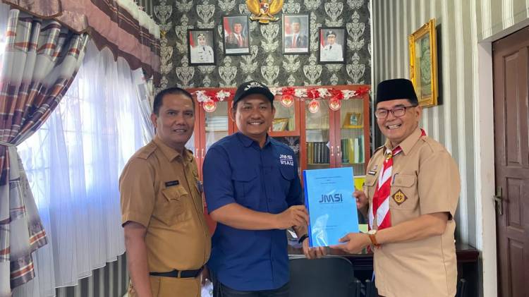 Kesbangpol Bengkalis Apresiasi JMSI Sampaikan Laporan Kegiatan Organisasi