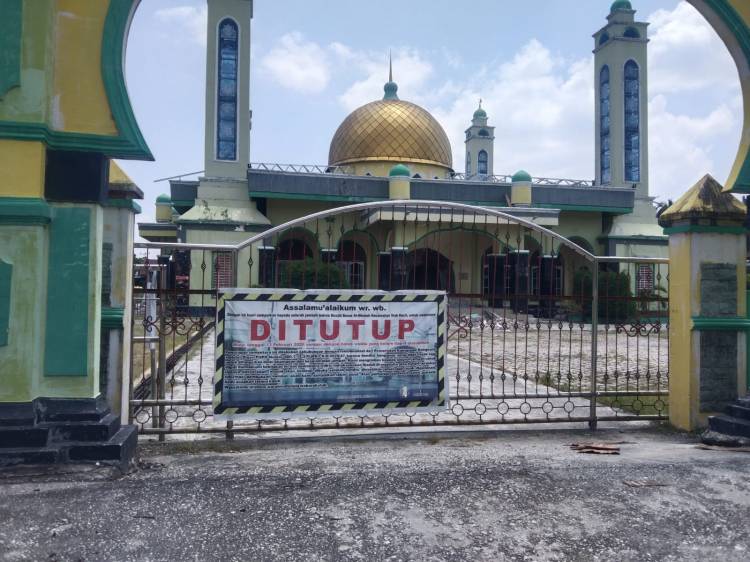 Hampir 9 Bulan Menunggu, Pengurus Masjid Al-Hikmah Bengkalis Keluhkan Proposal Rehab