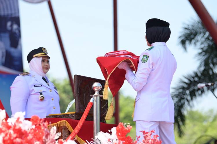 Detik-detik Proklamasi HUT ke-81 RI di Bengkalis Berlangsung Khidmat