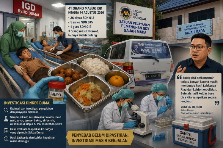 Yayasan Mahudun Buka Suara, 41 Masuk IGD Usai Konsumsi MBG di Dumai