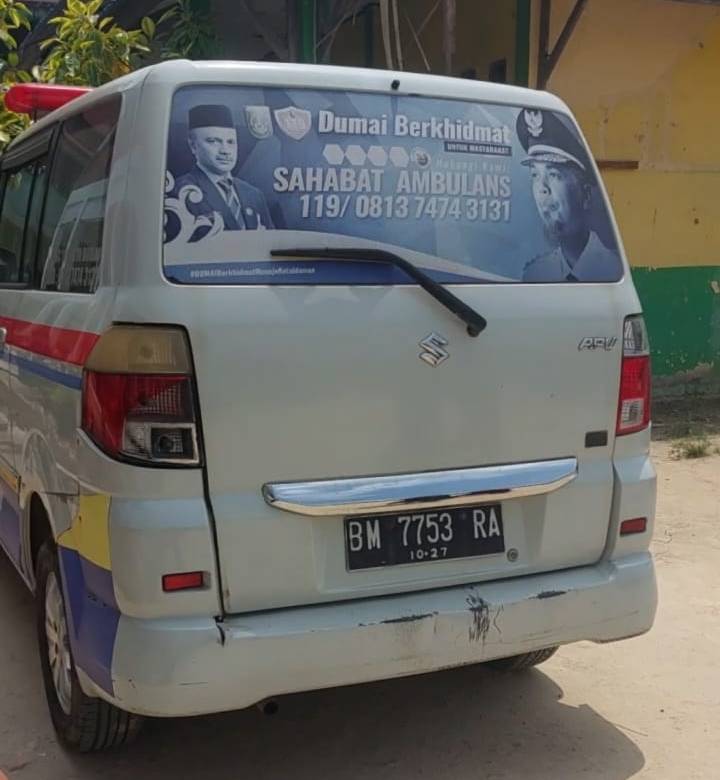 Ambulans Pemko Dumai Disebut Tak Bawa Siswa Diduga Keracunan MBG ke RS