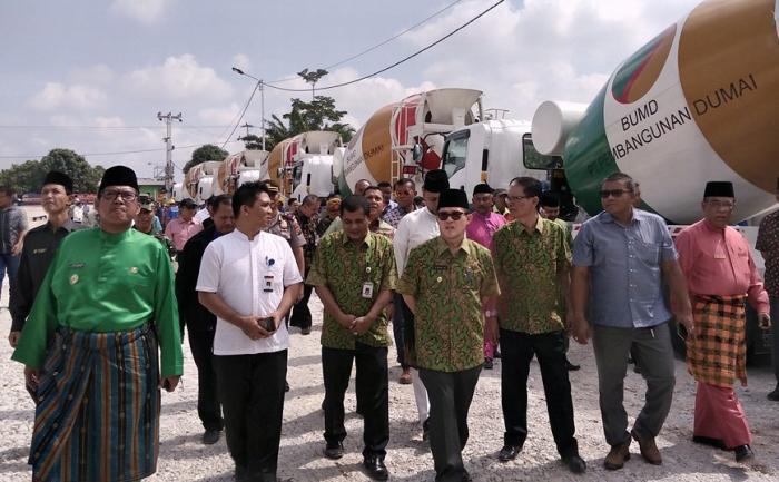 Batching Plant PT Pembangunan Dumai Habiskan Dana Pemerintah Rp28 Miliar