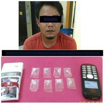 Polisi Sita 8 Paket Sabu Milik Warga Kepenuhan Hulu Rohul 