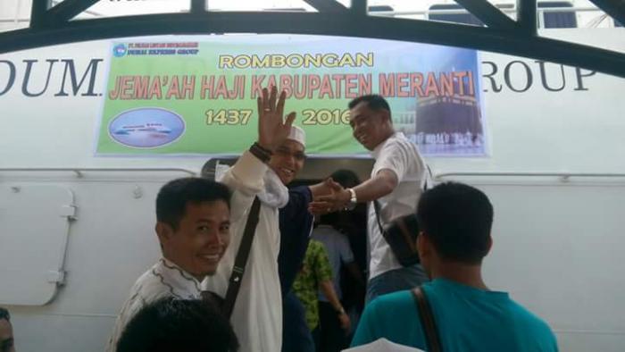 Wakil Bupati Meranti Lepas Kepulangan Jemaah Haji 
