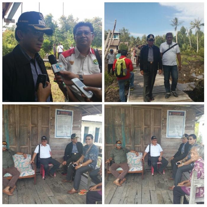 Bupati Inhil Kunjungi Pulau Cawan 
