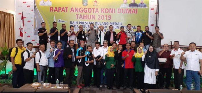 Persiapan Pelantikan, KONI Dumai Bentuk Kepanitian