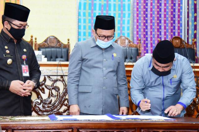 DPRD Sahkan APBD Perubahan 2020 Bengkalis Rp3,159 Triliun