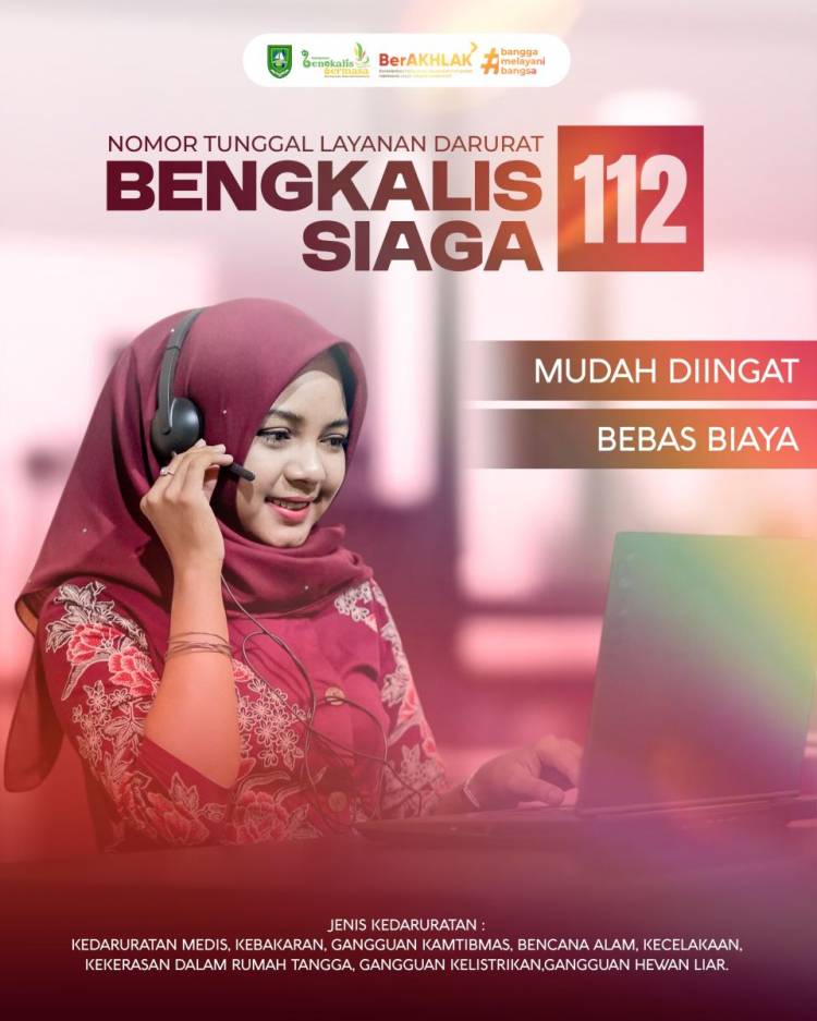 Baru Uji Coba, Layanan 112 Bengkalis Sudah Selamatkan Nyawa