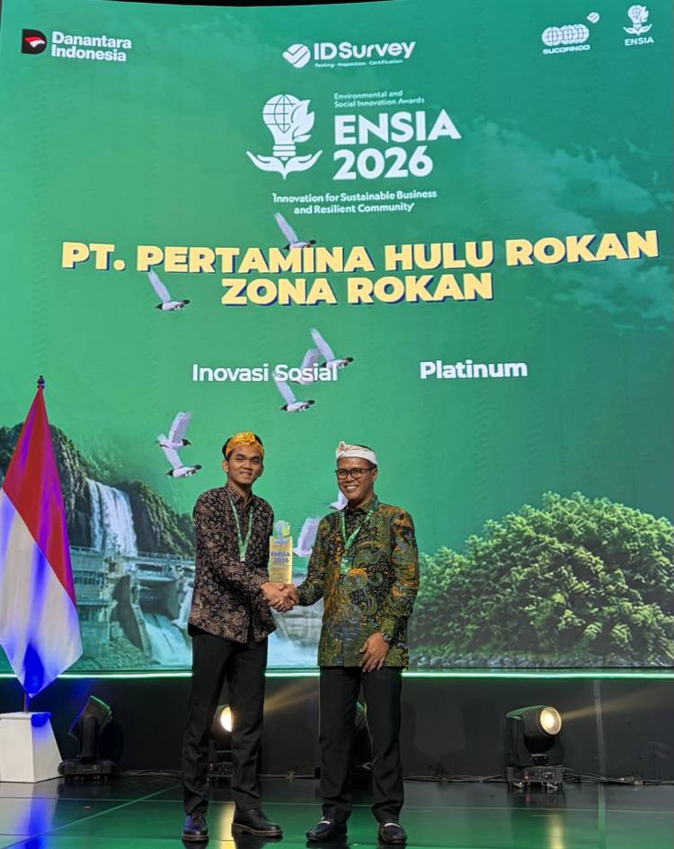 PHR Raih Penghargaan Platinum ENSIA 2026 Berkat Program Magnifina di Siak