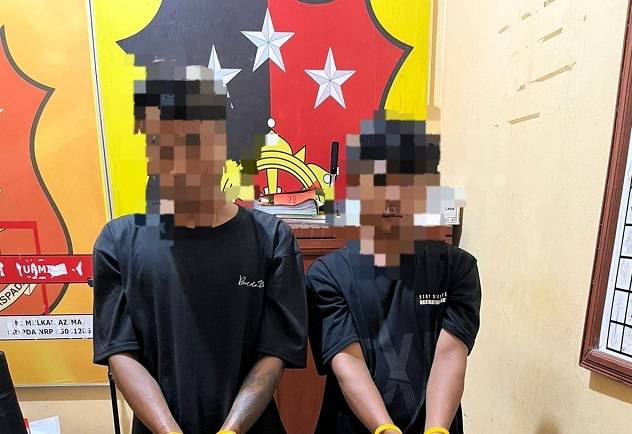 Transaksi Sabu di Cucian Motor Terbongkar, Dua Pria Diamankan Polisi Rohil