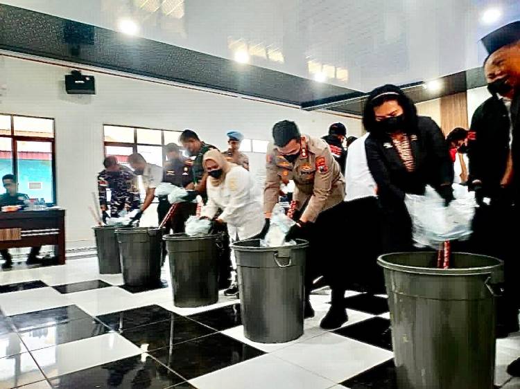 Sabu 68,6 Kg Dimusnahkan, Kapolres Bengkalis: Kami Tidak Berhenti di Sini
