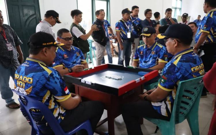 Resmi Dibuka, Open Turnamen Domino Orado 101 Piala Panglima di Kodim Dumai