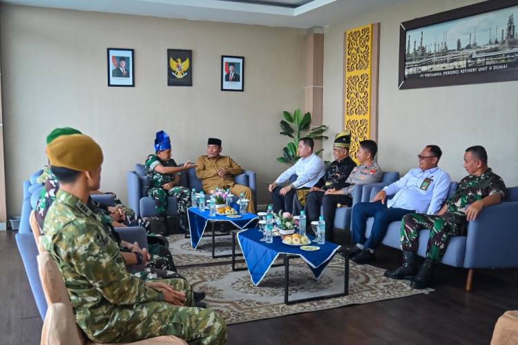 Panglima Kosek I Tiba di Dumai, Pemko Perkuat Sinergi dengan TNI AU