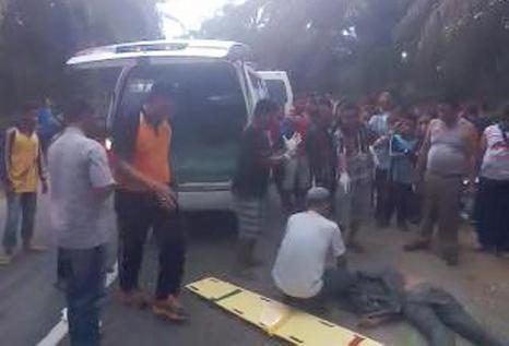 Tabrakan Truk Tangki Di Rohul, Seorang Pemotor Tewas Dan Dua Luka Berat 