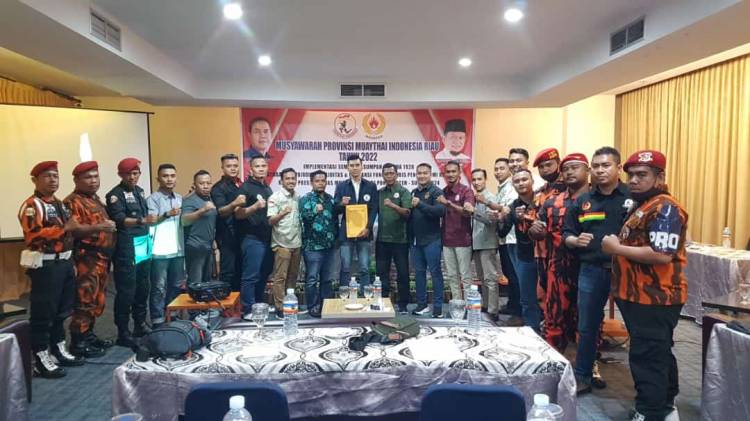 Oktovianes Sinyo Kembali Pimpin Cabor Muaythai Riau