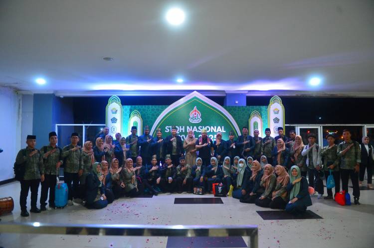 Kafilah Riau Tiba di Kendari untuk Ikuti STQH Nasional XXVIII 2025