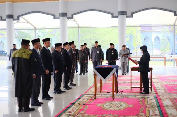 Lima Pejabat Pimpinan Tinggi di Kabupaten Siak Resmi Dilantik