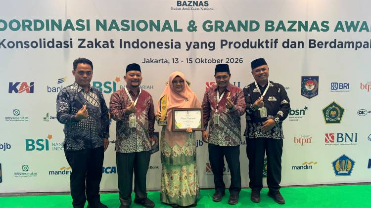 Bupati Siak Afni, Satu-satunya Kepala Daerah dari Riau Penerima Grand Award Baznas RI 2026