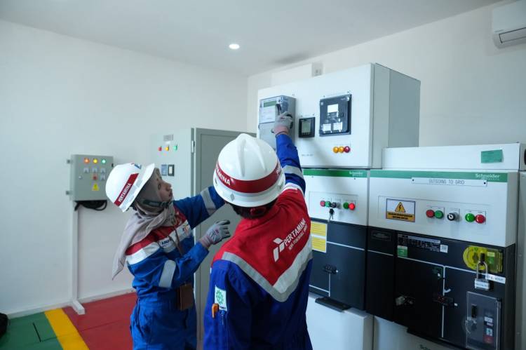 Dukung Transisi Energi, Pertamina Dumai Optimalkan PLTS 3,77 MWp