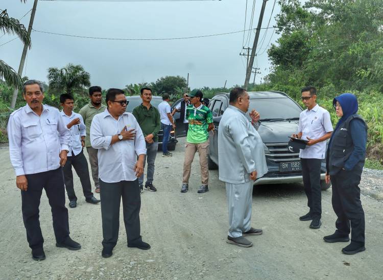 Perbaiki Jalan Rusak 6,4 Km, Pemkab Siak Gandeng PT Eka Sapta Paramita Energi
