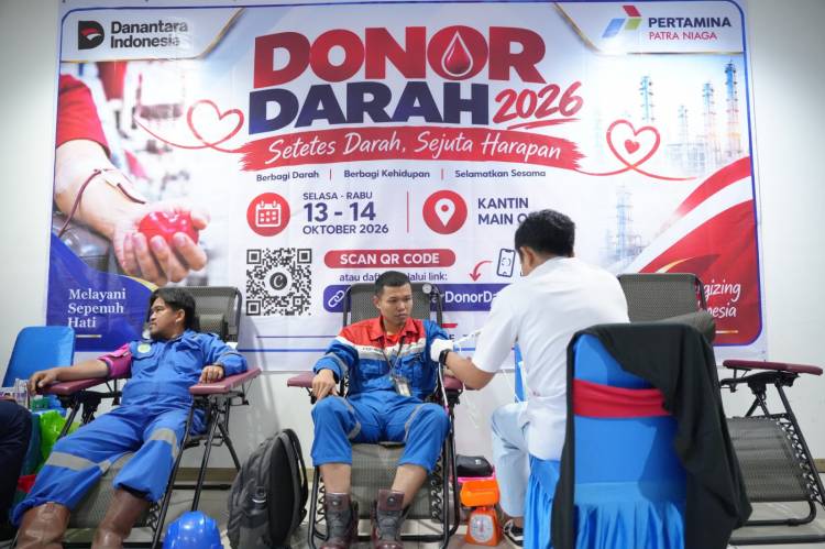Kilang Dumai Kumpulkan 600 Kantong Darah, Raih Penghargaan Pemprov Riau