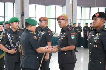 Pangdam XIX/Tuanku Tambusai Pimpin Sertijab Tiga Pejabat dan Lantik Danyonkav 14/RBT