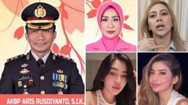Adu Cantik 4 Istri AKBP Aris Rusdiyanto yang Diduga Selingkuh